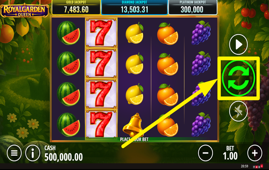 Royalgarden Queen SPIN FOR VICTORY!