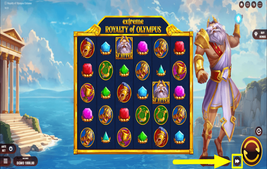 Royalty of Olympus Extreme ACCÉLÉREZ LES VIRAGES.