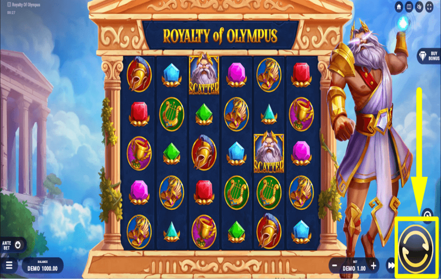 Royalty of Olympus COMMENCEZ LE JEU.