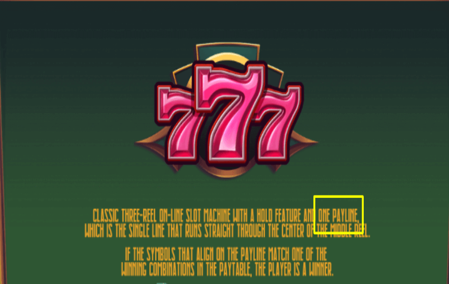 RTG 777 Choose the paylines.