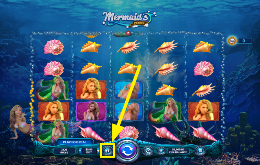 RTG Mermaids Pearls ESTABLEZCA LA APUESTA MÁXIMA.
