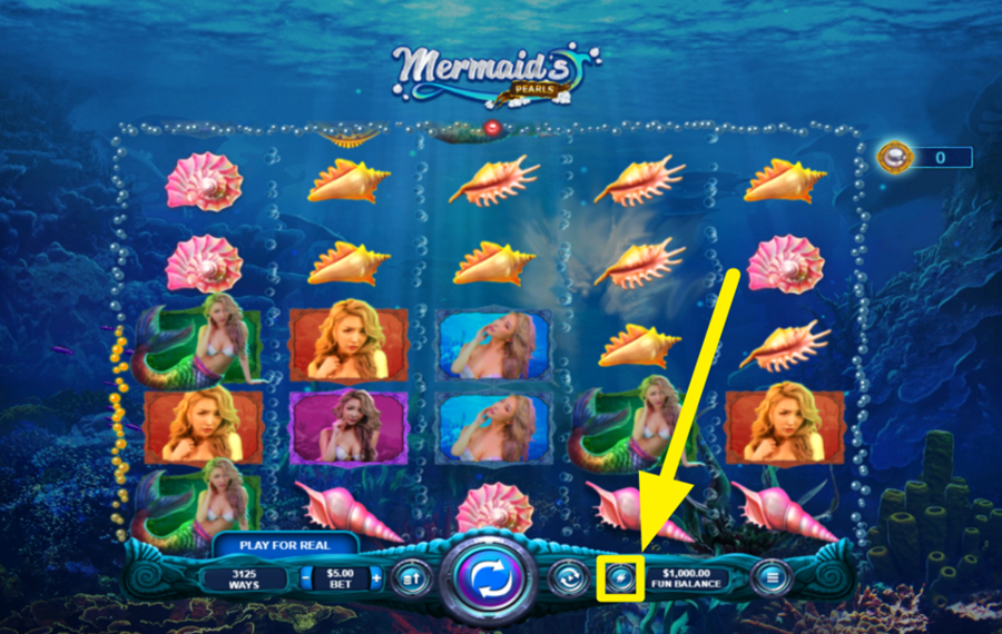 RTG Mermaids Pearls ACELERAR LOS GIROS.