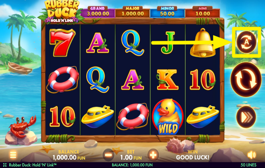 Rubber Duck Hold N Link UTILIZE AUTOPLAY.