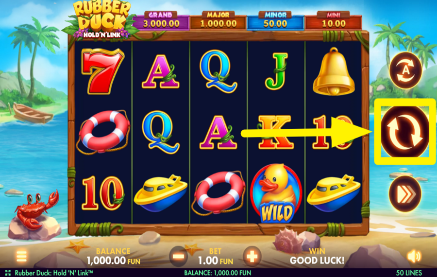 Rubber Duck Hold N Link WHIRL THE REELS!