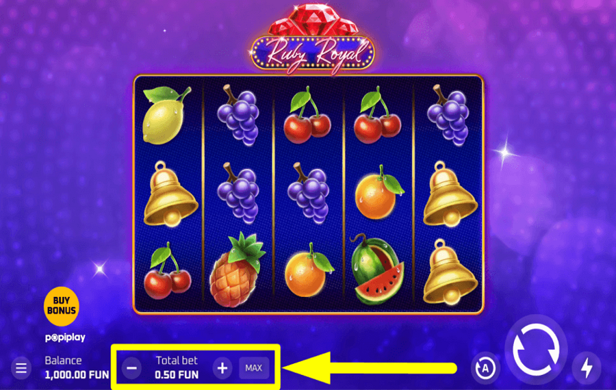 Ruby Royal SELECT THE STAKE.