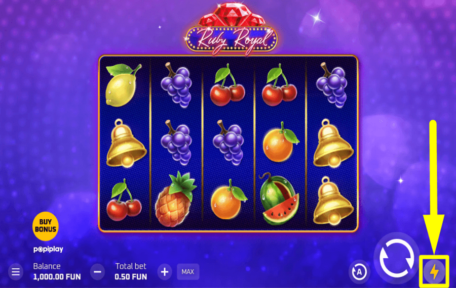 Ruby Royal SPEED UP THE GAME.