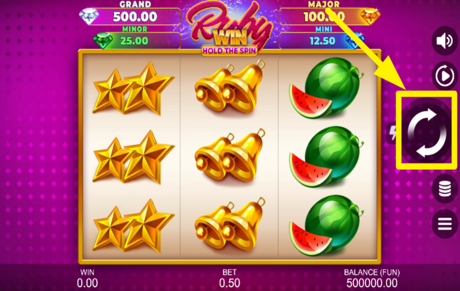 Ruby Win Hold the Spin ВРАЩАЙТЕ БАРАБАНОВЫ.