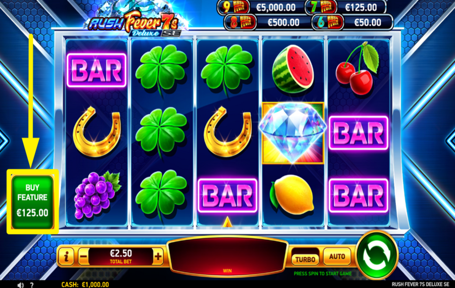 Rush Fever 7s Deluxe SE UNLOCK FREE GAMES.