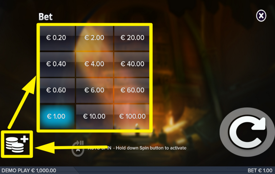 Ryze WÄHLEN SIE IHREN EINSATZBETRAG.