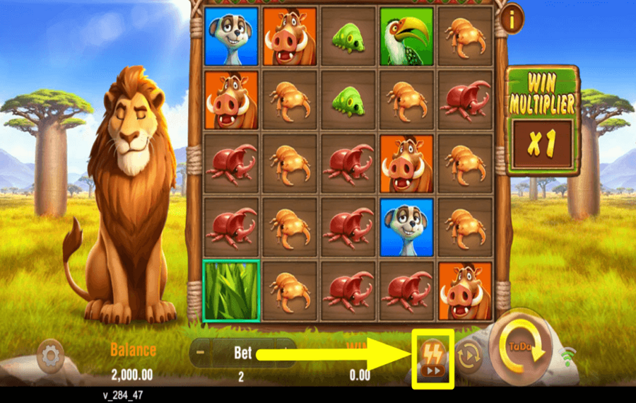 Safari Mystery ACTIVER LE MODE TURBO.