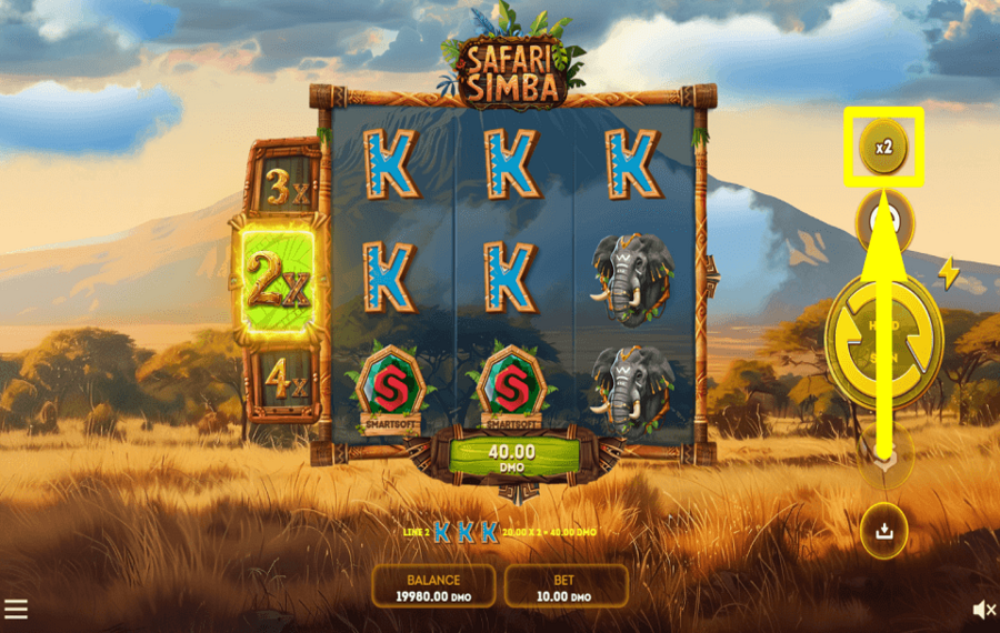 Safari Simba PREPÁRESE PARA APOSTAR.