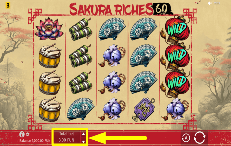 Sakura Riches 60 ДЕЛАЙТЕ СТАВКУ.