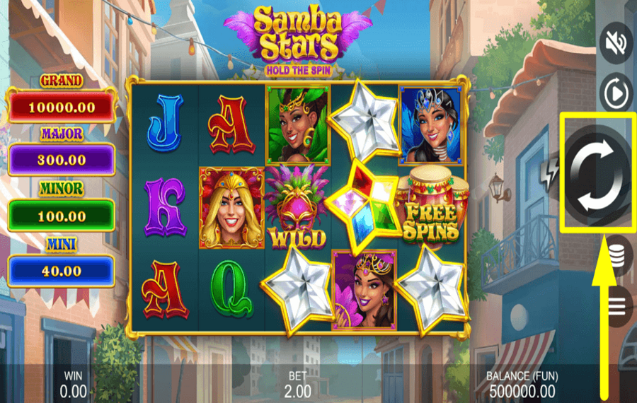 Samba Stars Hold the Spin ВРАЩАЙТЕСЬ, ЧТОБЫ ПОБЕДИТЬ.