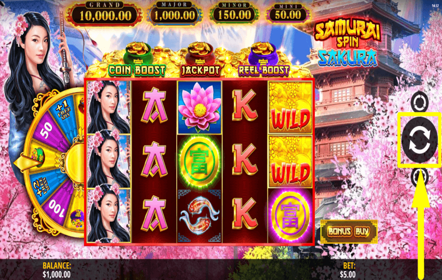 Samurai Spin Sakura È ORA DI GIOCARE.