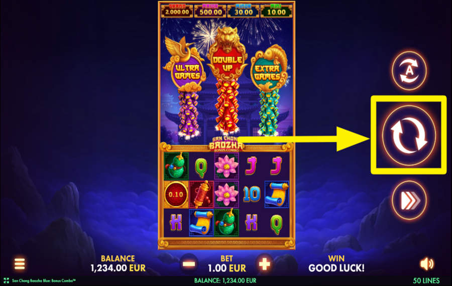 San Chong Baozha Blue SPIN FOR VICTORY!