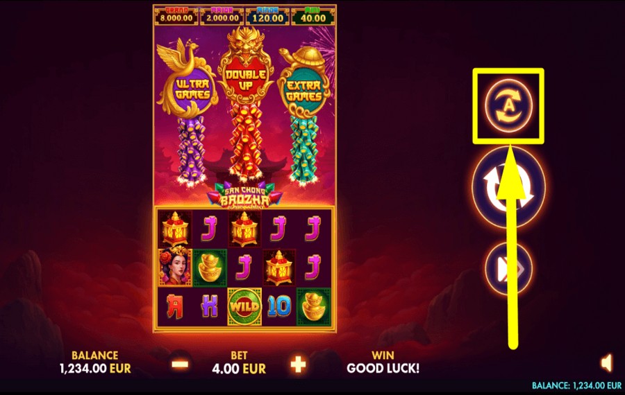 San Chong Baozha Red Bonus Combo USE AUTOPLAY.