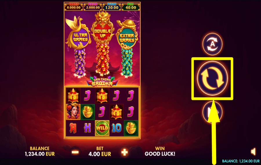 San Chong Baozha Red Bonus Combo TIME TO PLAY.