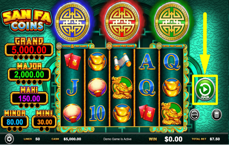 San Fa Coins PLAY TO WIN.