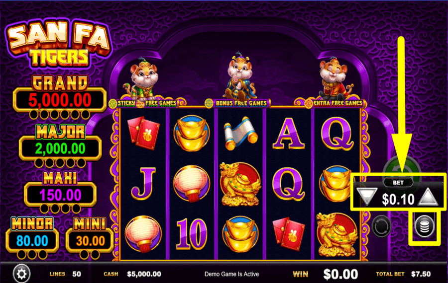 San Fa Tigers ASSIGN YOUR BET.