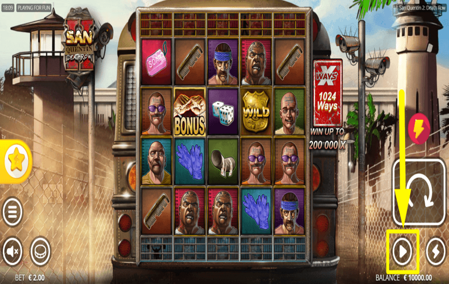 San Quentin 2 Death Row PROCÉDER AUTOMATIQUEMENT.