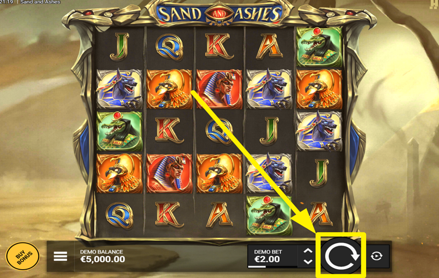 Sand and Ashes TOURNEZ POUR GAGNER!