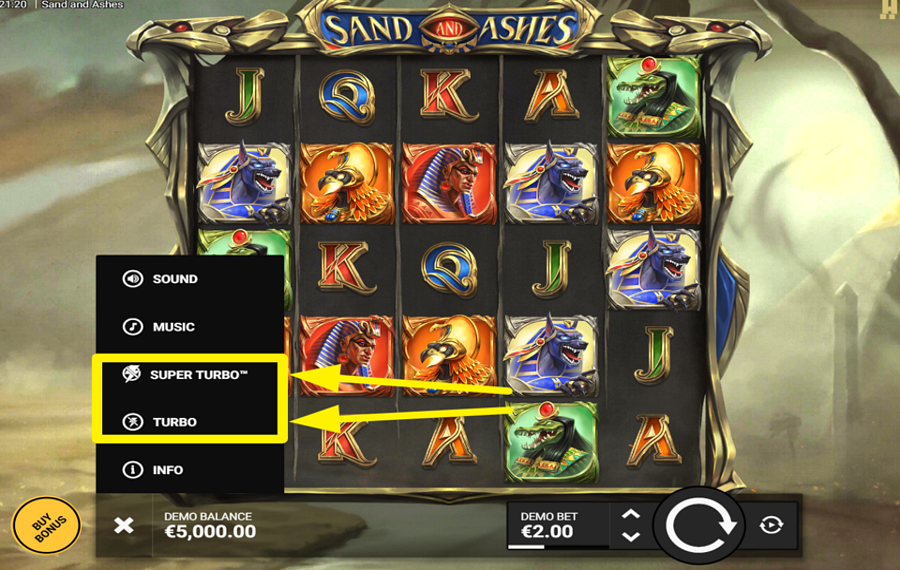 Sand and Ashes ACCÉLÉRER LE JEU.
