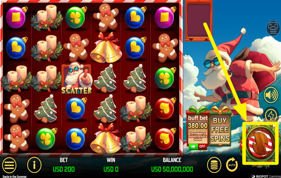 Santa in the Summer TOURNEZ POUR GAGNER !