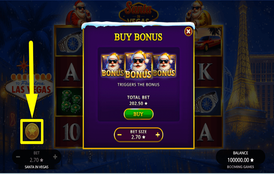 Santa In Vegas НАБИРАЙТЕ БОНУСЫ.