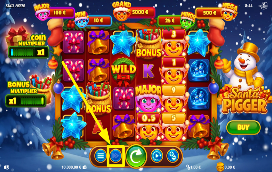 Santa Pigger TURBOMODUS AKTIVIEREN!