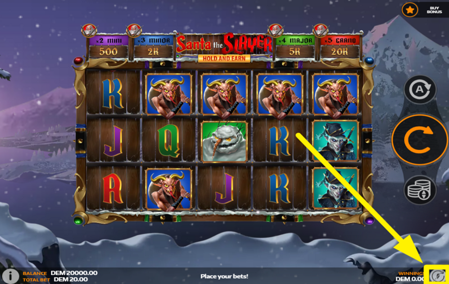 Santa the Slayer CAMBIAR LA VELOCIDAD.