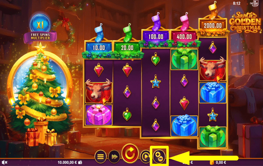 Santas Golden Christmas ВЫБЕРИТЕ СТАВКУ.