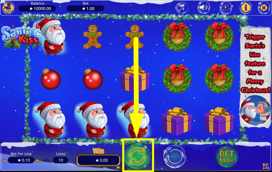 Santas Kiss Slot by Booming Games | Play for Free (RTP: 96.49%)