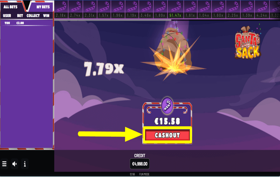 Santas Sack ЗАВОЮЙТЕ ПРИЗ.