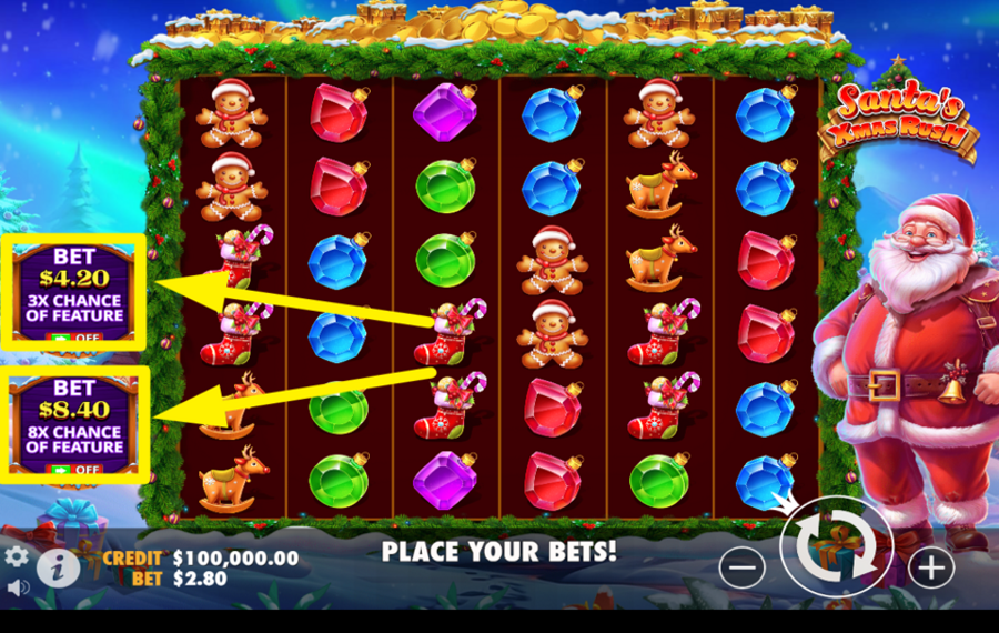 Santas Xmas Rush AUGMENTEZ VOS CHANCES DE GAGNER.