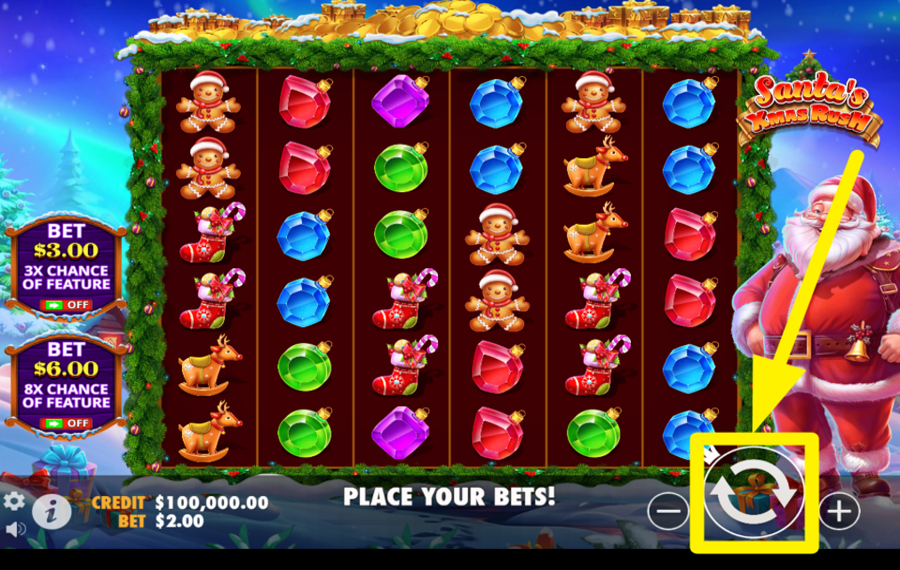 Santas Xmas Rush PARTICIPEZ AU PLAISIR!