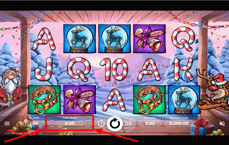 Santa vs Rudolf Scegli l'importo della tua scommessa.