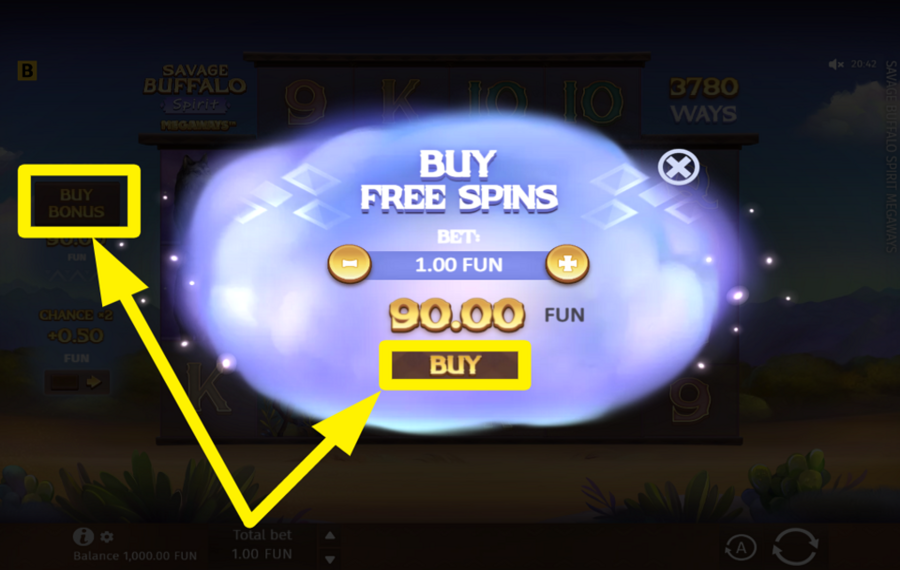 Savage Buffalo Spirit Megaways DÉBLOQUEZ DES TOURS BONUS.