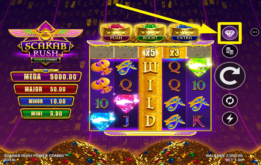 Scarab Rush Power Combo STREBE NACH MEHR!