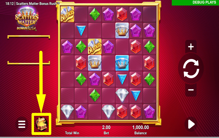 Scatters Matter Bonus Rush COLLECT BONUSES.