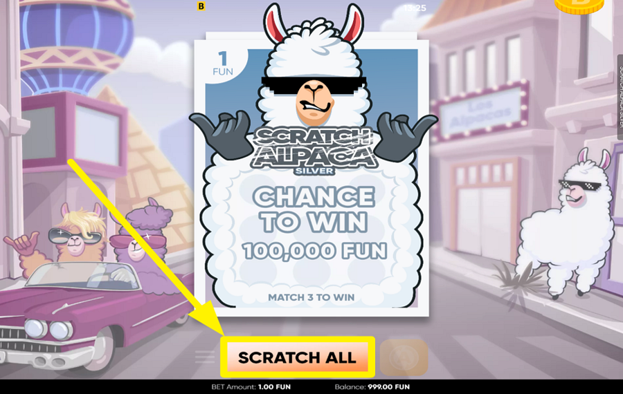 Scratch Alpaca Silver GRATTEZ LE REVÊTEMENT.