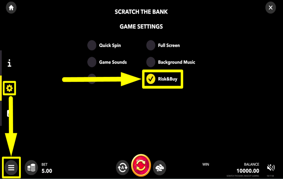 Scratch the Bank STRIVE FOR MORE.