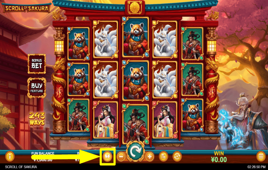 Scroll of Sakura STEP UP YOUR GAME.