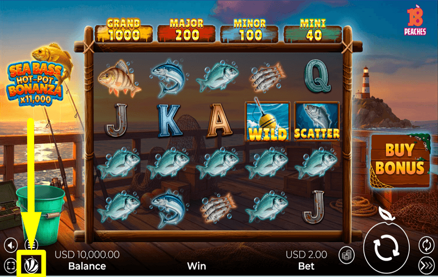 Sea Bass Hot Pot Bonanza CONTROL THE VOLATILITY.