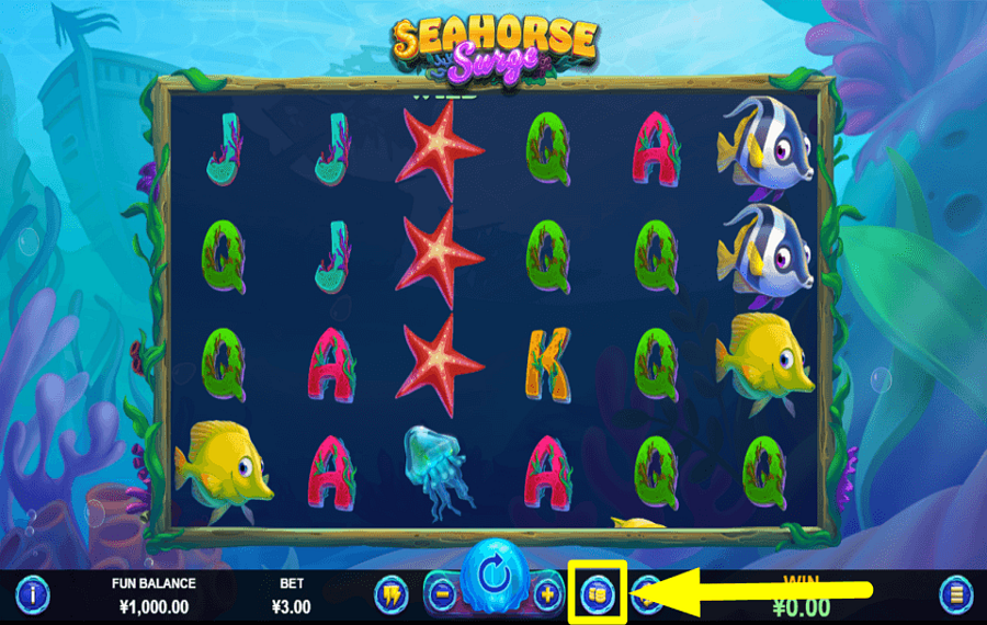 Seahorse Surge ELIGE LA APUESTA MÁXIMA.