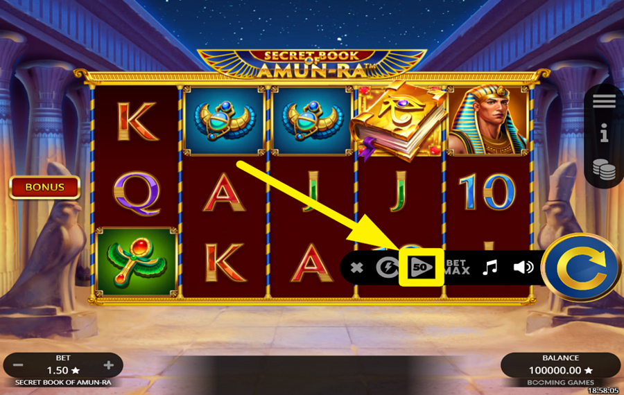 Secret Book of Amun Ra USE THE AUTOPLAY FEATURE.