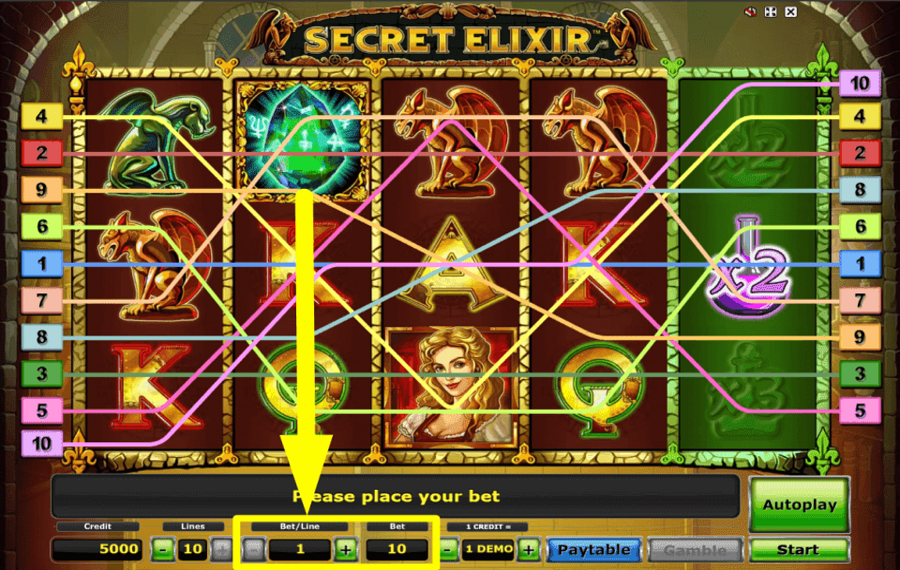 Secret Elixir ВЫБЕРИТЕ ОБЩУЮ СТАВКУ.