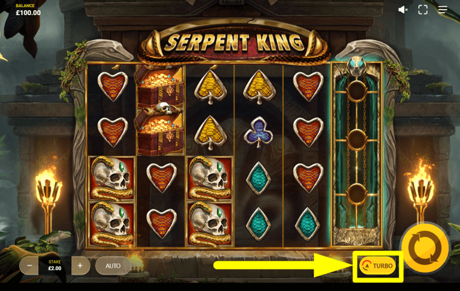Serpent King TURBO EINSCHALTEN.