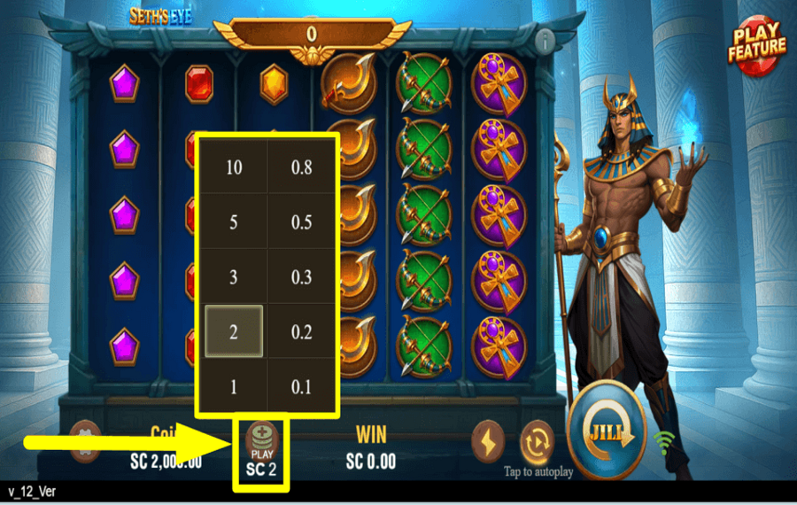 Seths Eye PLACE YOUR BET.