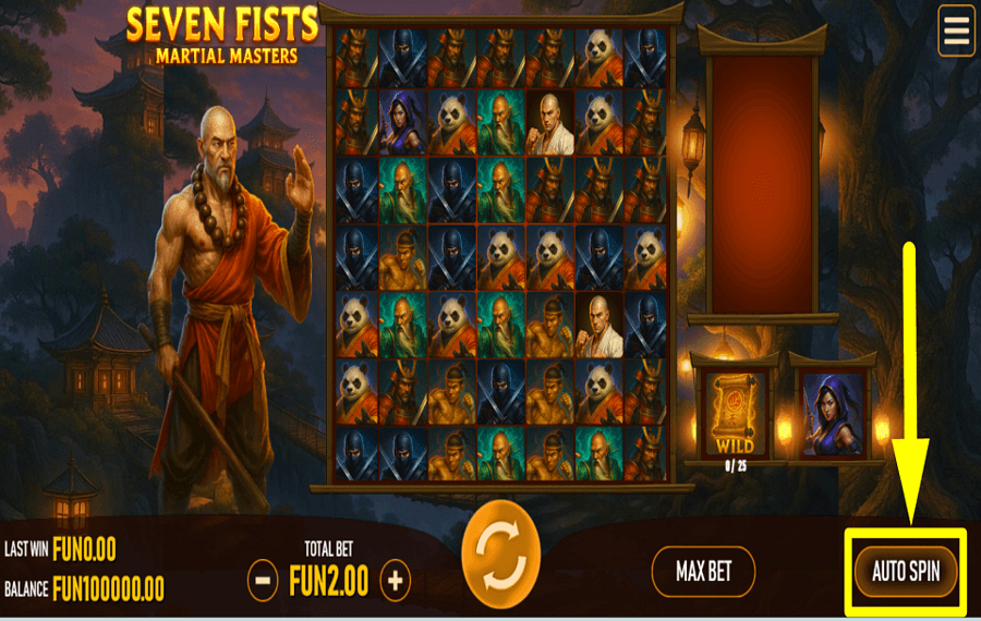 Seven Fists Martial Masters INITIATE AUTOPLAY.