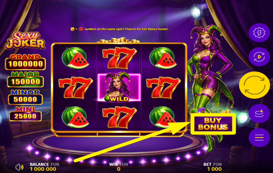 Sexy Joker SCHALTE GRATIS-DREHUNGEN FREI.
